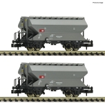 Fleischmann 831313 - N - 2-tlg. Set Getreidesilowagen Tgpps, SBB, Ep. VI